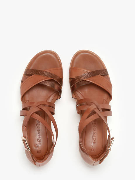 Sandalen Uit Leder Tamaris Bruin women 42 ander zicht 4